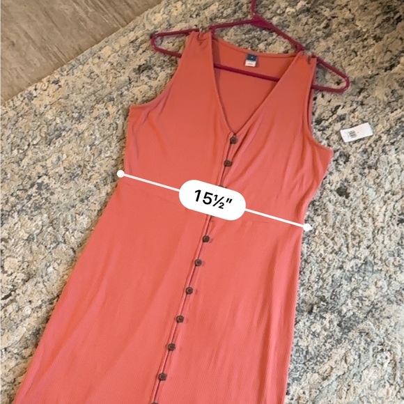 Old Navy Sleeveless Button Down Midi Dress - Picture 8 of 10